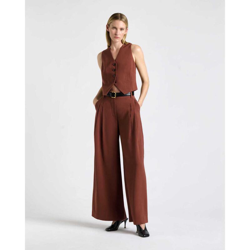 Cue Rosewood Wide Leg Pant image number 3